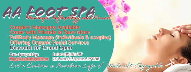 AA FOOT SPA in Syracuse, NY